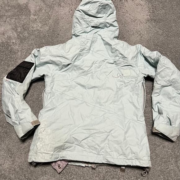 RIDE Snowboards Coat Womens Medium snow snowboarding Cell Series Jacket Blue - Picture 5 of 14